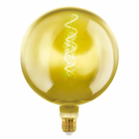 Eglo LED Spiral Filament Leuchtmittel Globe E27 Gold